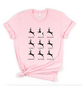 Dancer at Reindeer Rollcall Tee