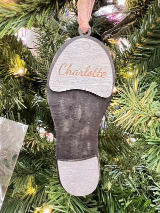 Personalized Tap Shoe Ornament