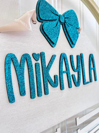 Personalized Bow and Hair Accessories Holder