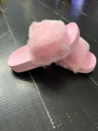 On Pointe Designs Fluffy Cloud Slides