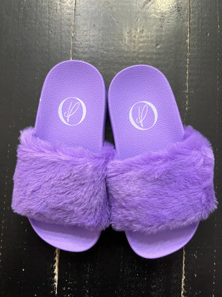 On Pointe Designs Fluffy Cloud Slides