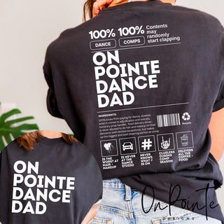 On Pointe Dance Dad Tee